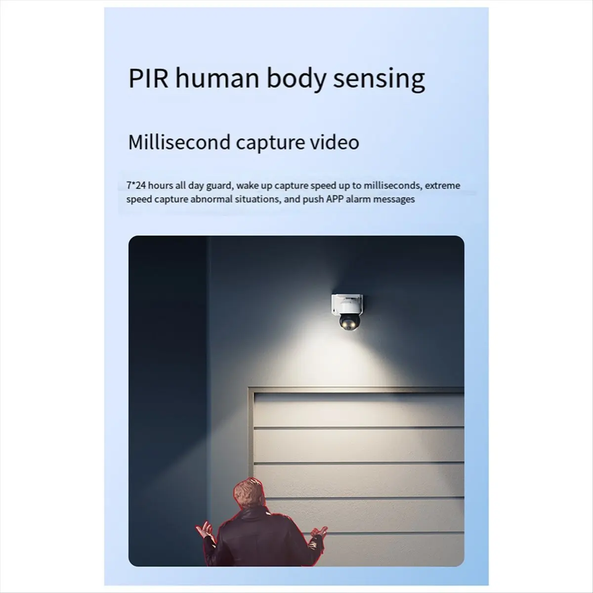 

Только 4-миллионная HD-камера, наружная камера наблюдения 360° ° Панорама ночного видения IP66 Водонепроницаемый двусторонний голос