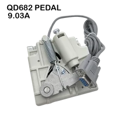 QIXING Brand Speed Controller Pedal Electronic Control Plug Wire QD682 9.03A Encoder Industrial Sewing Machine Parts