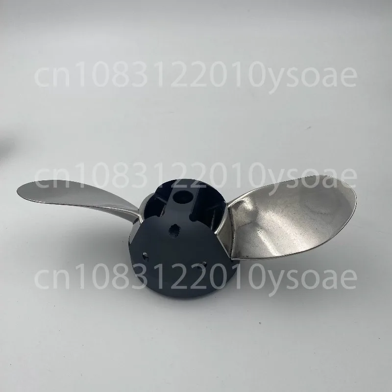 Stainless Steel Propeller Blades With Ducted Cover 70mm Folded 170mm Unfolded For 6374/6384 Motor Folding Propeller Blades