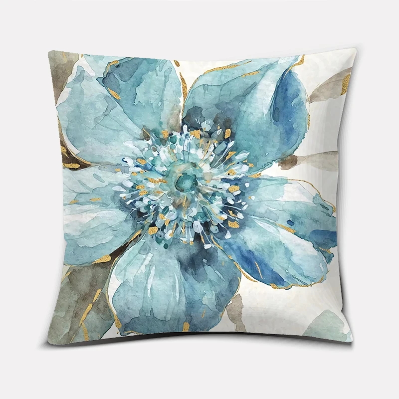 Cute Flower Cushion Cover Pillow Home Decor Removable and Washable Funda de almohada