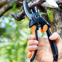 New WORX Plant Trim Horticulture Pruner Cut Secateur Shrub Labor-saving Scissor Professional Flower Cutting Handle Tools