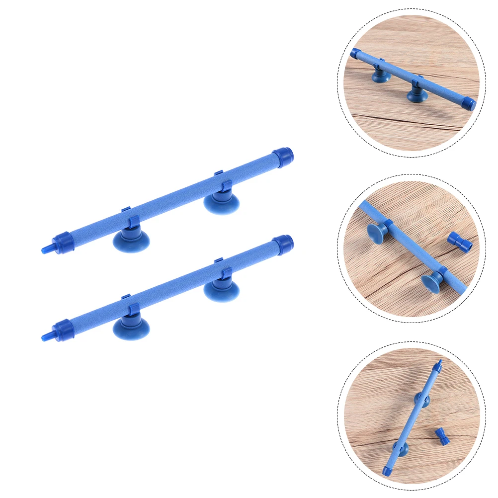 

2pcs Air Stone Bar for Fish Tank Bubbler 7 Inch Aquarium Accessories Plastic Bubble Diffusers Easy to Clean Store