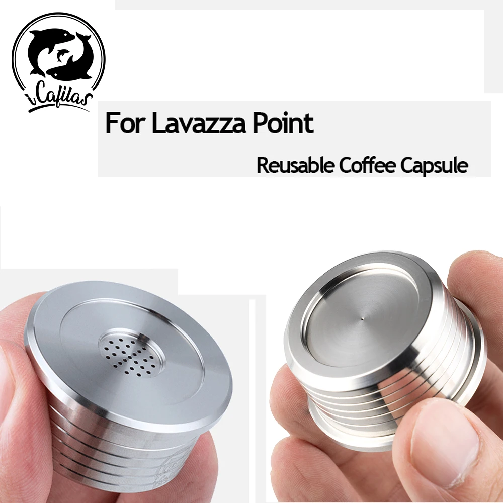 ICAFILAS Reusable Coffee Capsule For Lavazz-a point Coffee Capsule Make Coffee Basket Filter Brewer For Espresso Point Machine