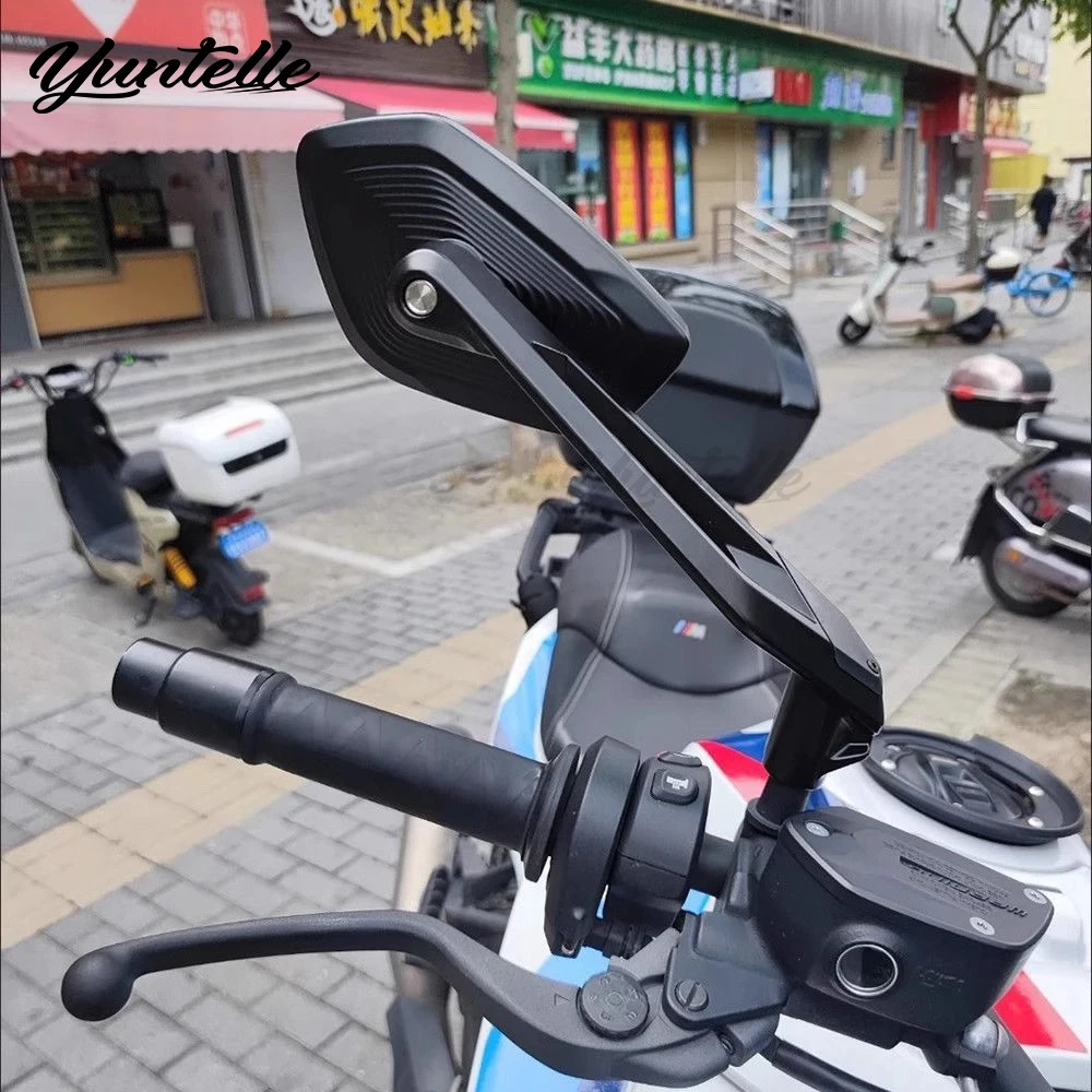 Rotatable Rear View Mirrors For BMW F650GS F700GS F850GS R1200GS R1250GS ADV S1000R G310R G310GS S1000XR Motorcycle Accessories