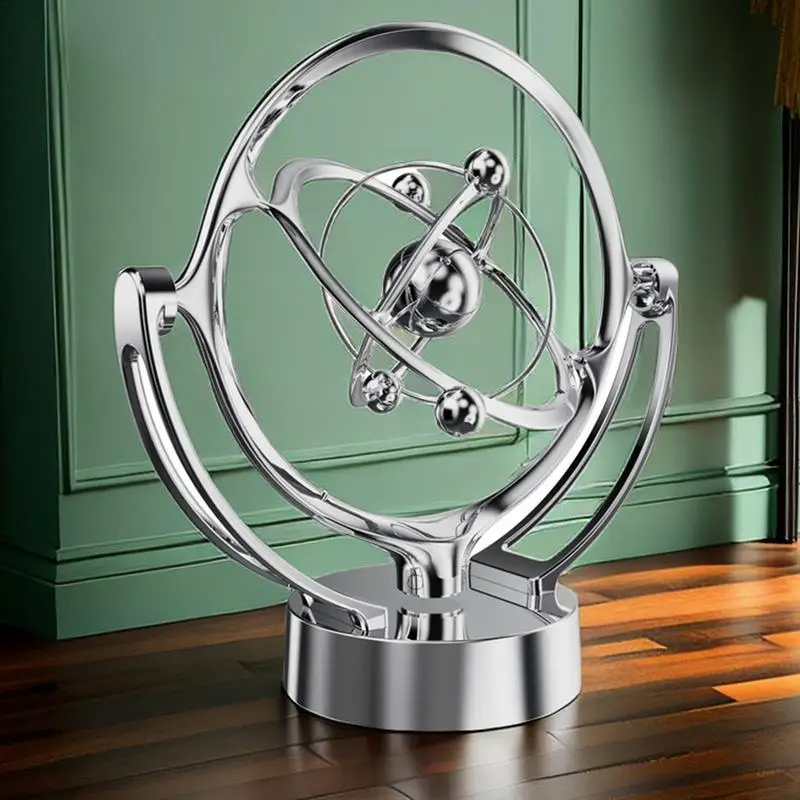 Newton Pendulum Ball Balance Ball Perpetual Kinetic Toy Educational Science Pendulum Toy Physics Tumbler Craft Home Decoration view 4