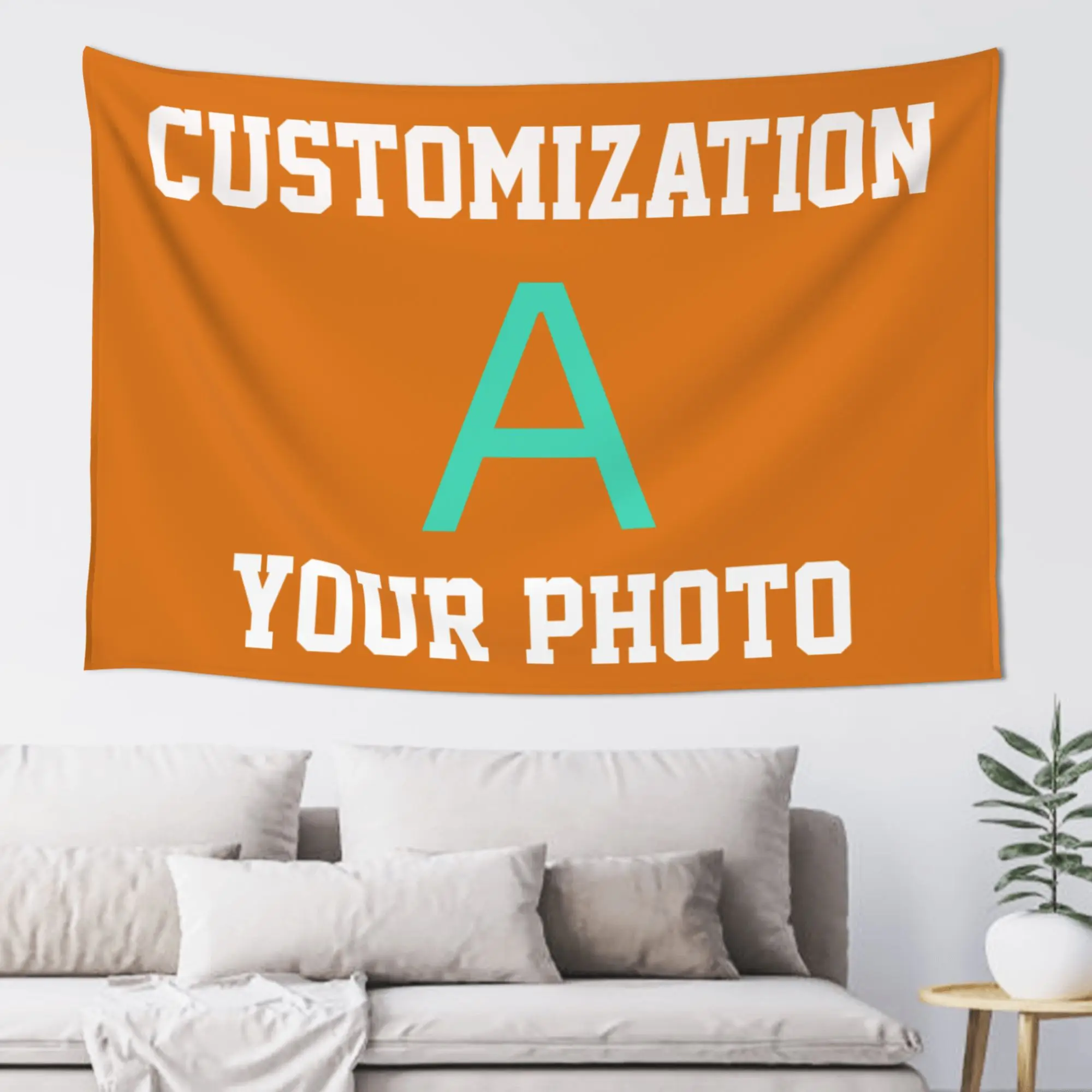 Custom Tapestry Personalized Photo Tapestry Wall Hanging for Bedroom, Living Room & Dorm Decor, Modern Home Wall Art
