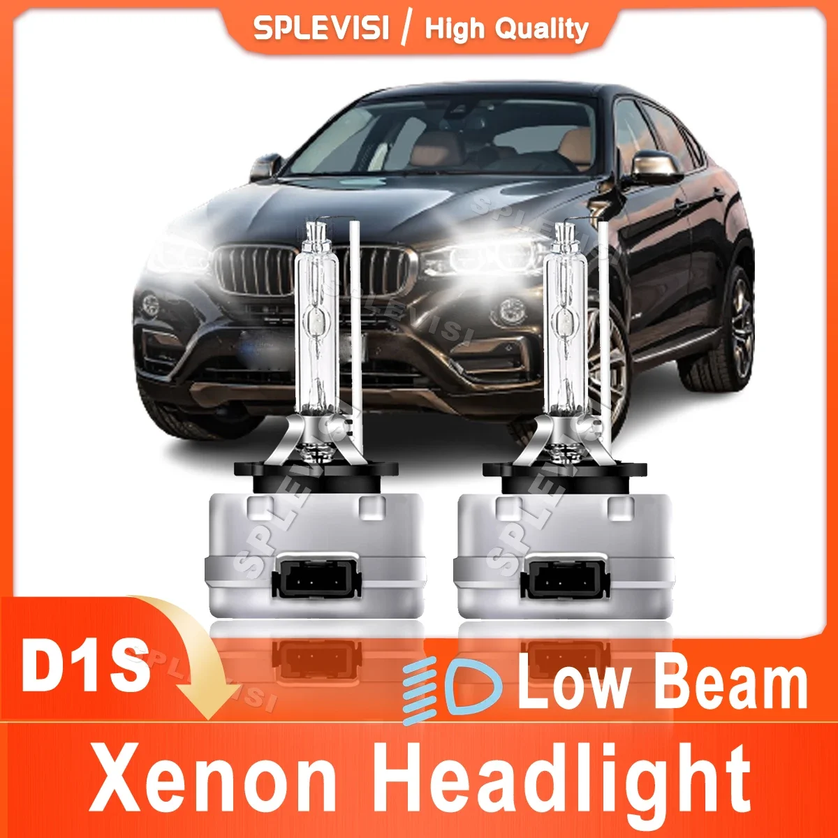 

Car Headlight Low Beam D1S Xenon Lamp 6000K White For BMW X6 F16 F86 2014 2015 2016 2017 2018 2019 Plug And Play HID Bulbs