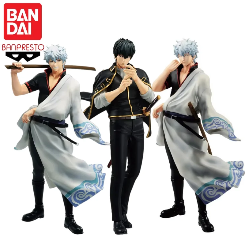 

In Stock Original Banpresto Gintama Sakata Gintoki Figure Animation Peripherals Anime Characters Model Toys Garage Ornaments