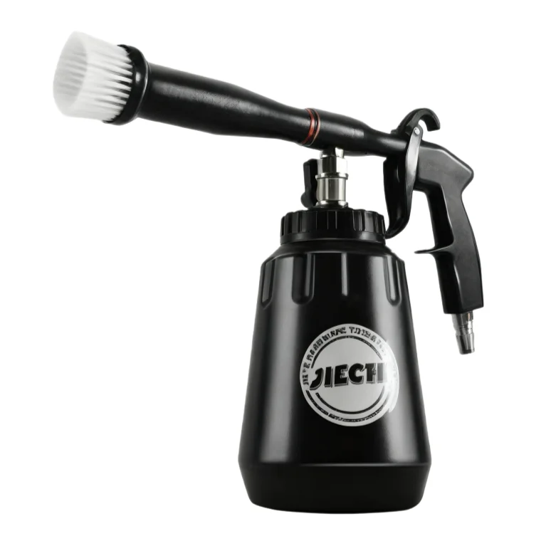 Air dust collector gun, used for dry cleaning car interiors and engines, long nozzle industrial air dust collector
