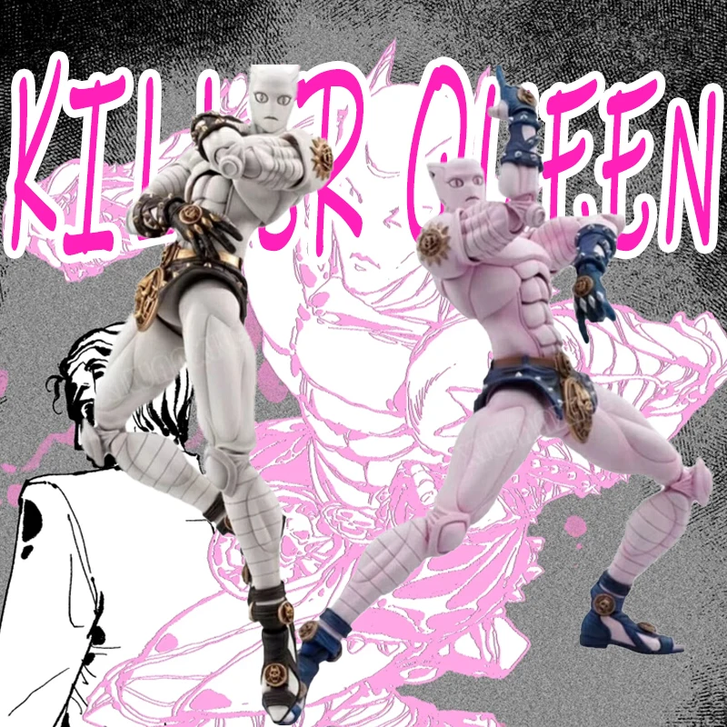 Jojo'S Bizarre Adventure Jojo Kira Yoshikage Killerqueen figuras de acción de Anime adorno de escritorio de moda juguete para niño regalos sorpresa