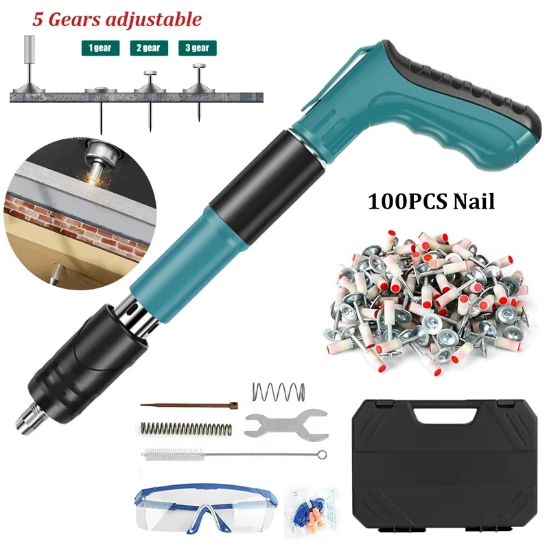 Mini pistolet à ongles manuel en acier, pistolet à rivets manuel, dispositif de rainurage de fil d'ancrage mural en béton, outils de rivetage de fixation murale