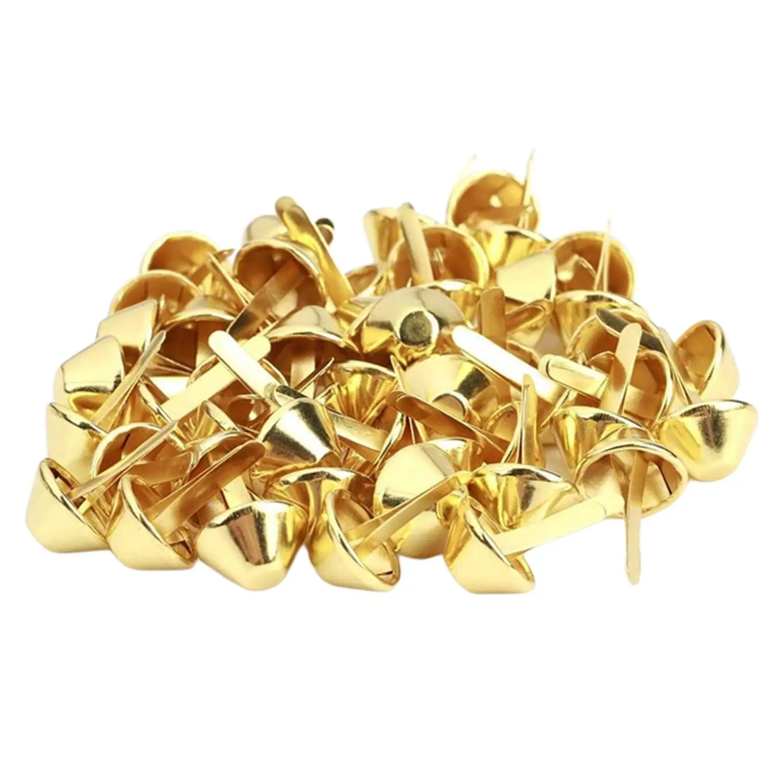 100Pcs Bag Feet Cone Bottom Studs Rivet Studs Spikes Purse Handbag Feet 12mm