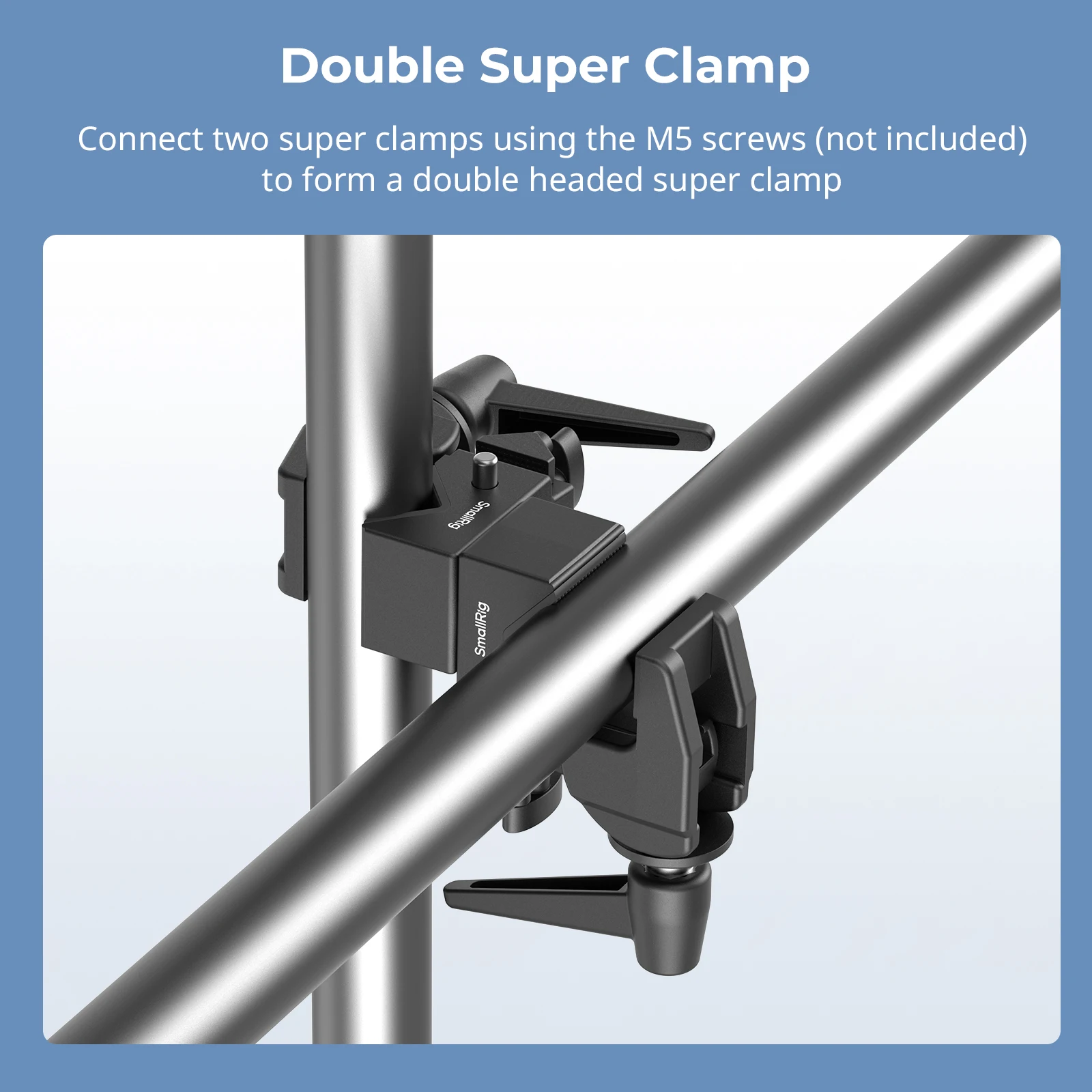 SmallRig Super Clamp Support Kit Heavy Duty Max Load 33lb15kg with 1/4\
