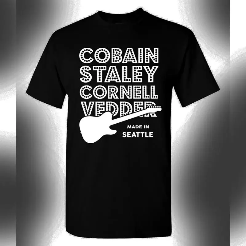 سياتل روك ليجيندز تي شيرت الجرونج باند ساوند جاردن أليس في سلاسل #1