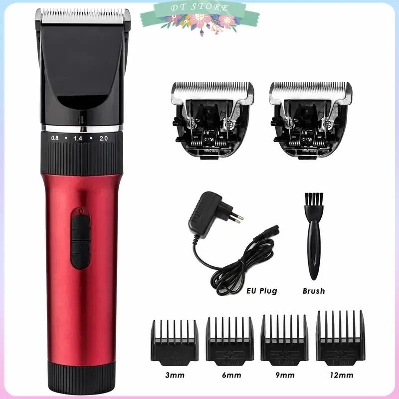 P6 Professional Rechargeable Pet Cat Dog Hair Trimmer Electrical Clipper Shaver Set Animals Haircut Machine Grooming Kit