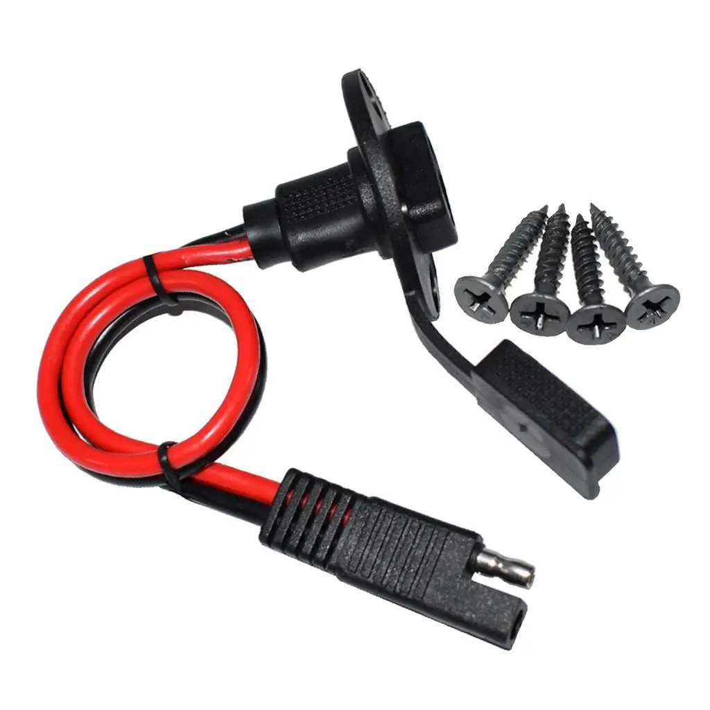 

EC5 Plug to O Type Terminal Copper Wire SAE Connector Cable Quick Disconnect for Electric Toy Tractor Car Truck Solar Panels