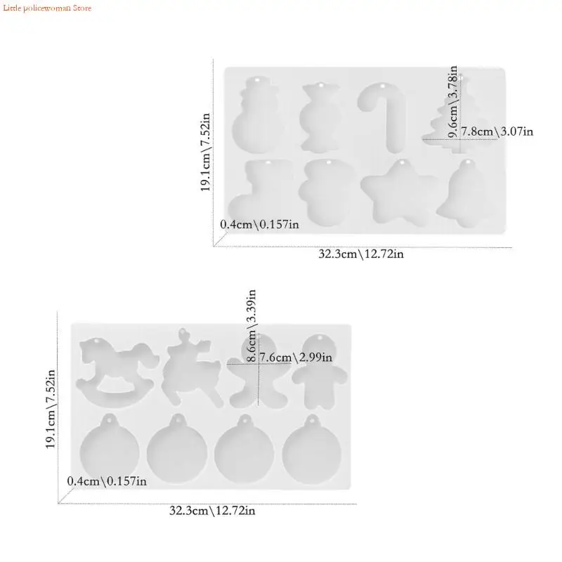 قالب حلوى من السيليكون F92D ثلج دائري آمن للاستخدام في غسالة الأطباق لتزيين الحلوى الاحتفالية #6