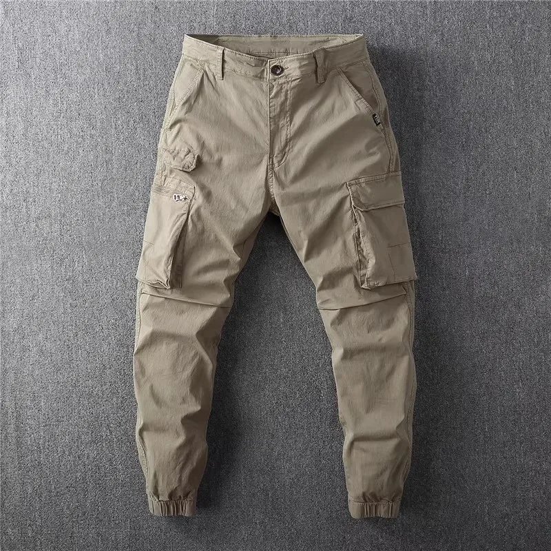 

Men's Vintage Style Cargo Pants Fashion Multi-Pockets Casual Pants Outdoor Solid Color Jogger Pants