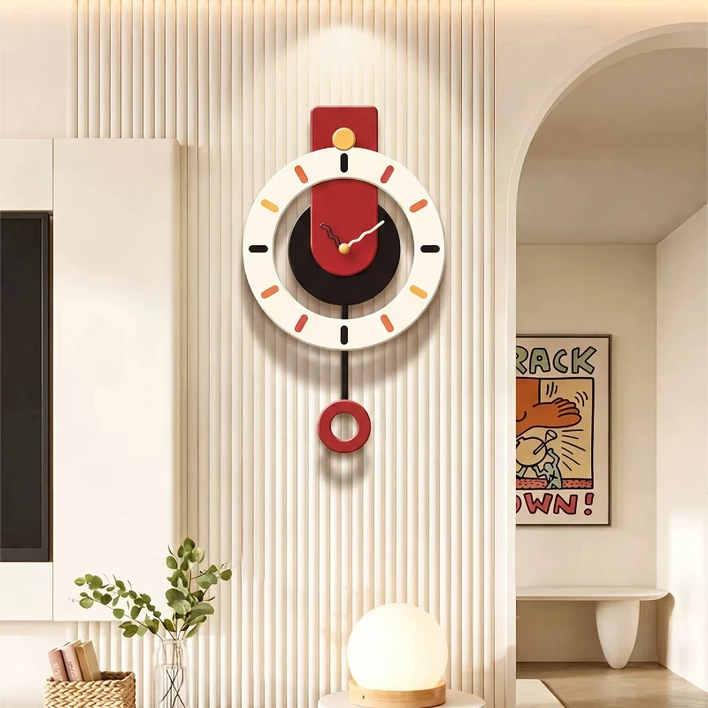 Art Retro Clocks Wall Dopamine Modern Future Interior Clocks Wall Nordic Creative Orologio Da Parete Living Room Decoration