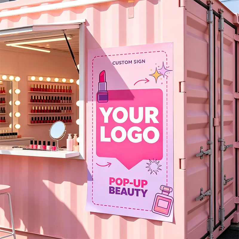 Beauty Makeup Wallpaper - Elke maat, max. 100 cm, aangepaste