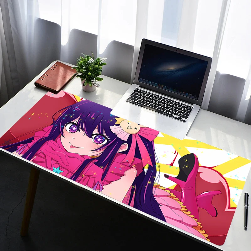 Mouse Pad PC Non Slip Rubber Anime Mousepad Laptop Gamer Cabinet Keyboard Pad Office O-oshi no Ko Computer Gaming Desk Mouse Mat