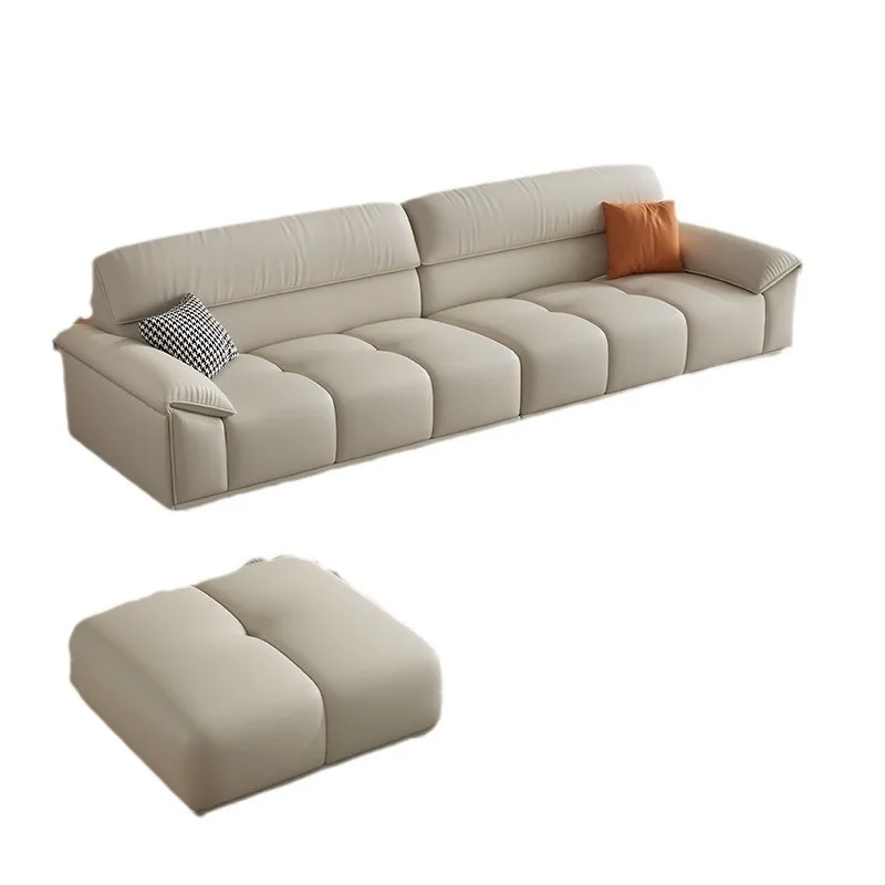 Fabric sofa Cloud combination sofa Three-person four-person living room furniture L-shaped sofa