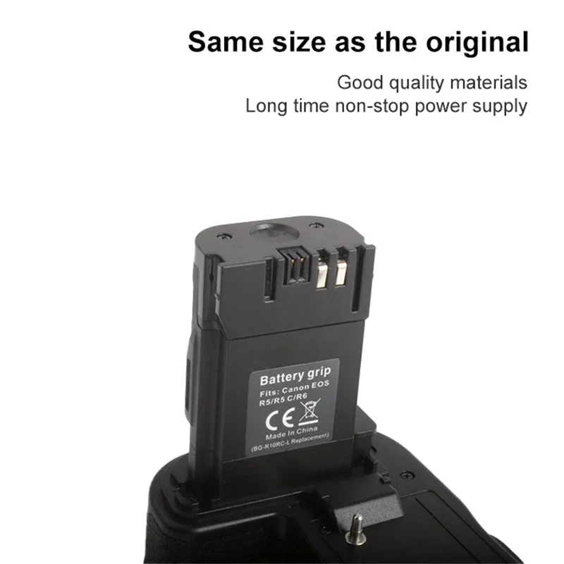 BG-R10 BG R10 Camera Handle Battery Grip For Canon EOS R5 R6 R5C EOSR6 EOSR5 EOSR5C BGR10 EOS R6 Mark II R6 II LP-E6 Mark 2