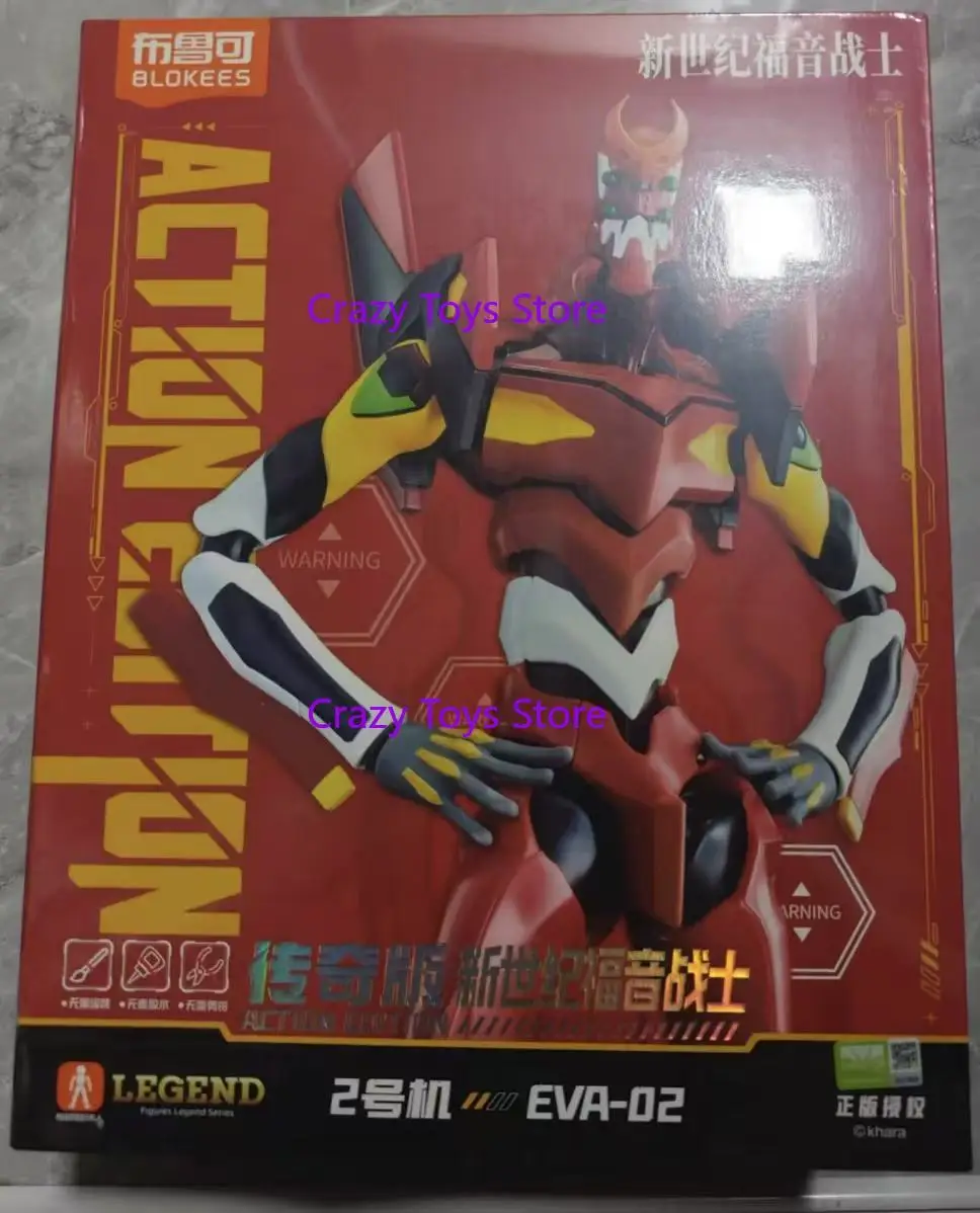 

В наличии Blokees EVA Toys Neon Genesis Evangelion Фигурка EVA00 PROTOTYPE Ayanami Rei Сборка Модель Комплект Подарок