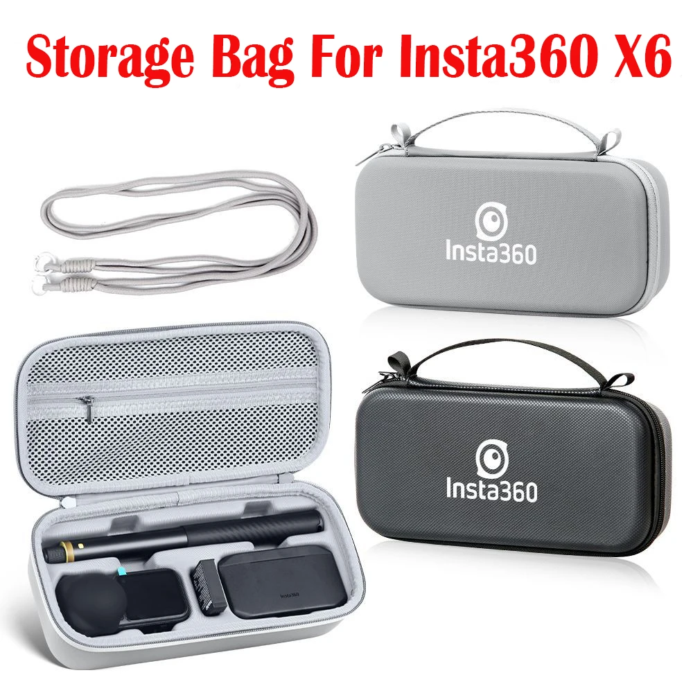 Carrying Case for Insta360 X6 Storage Bag suitcase pouches Travel Handbag for Insta360 X6 shoulder bag Box for Camera Equipment