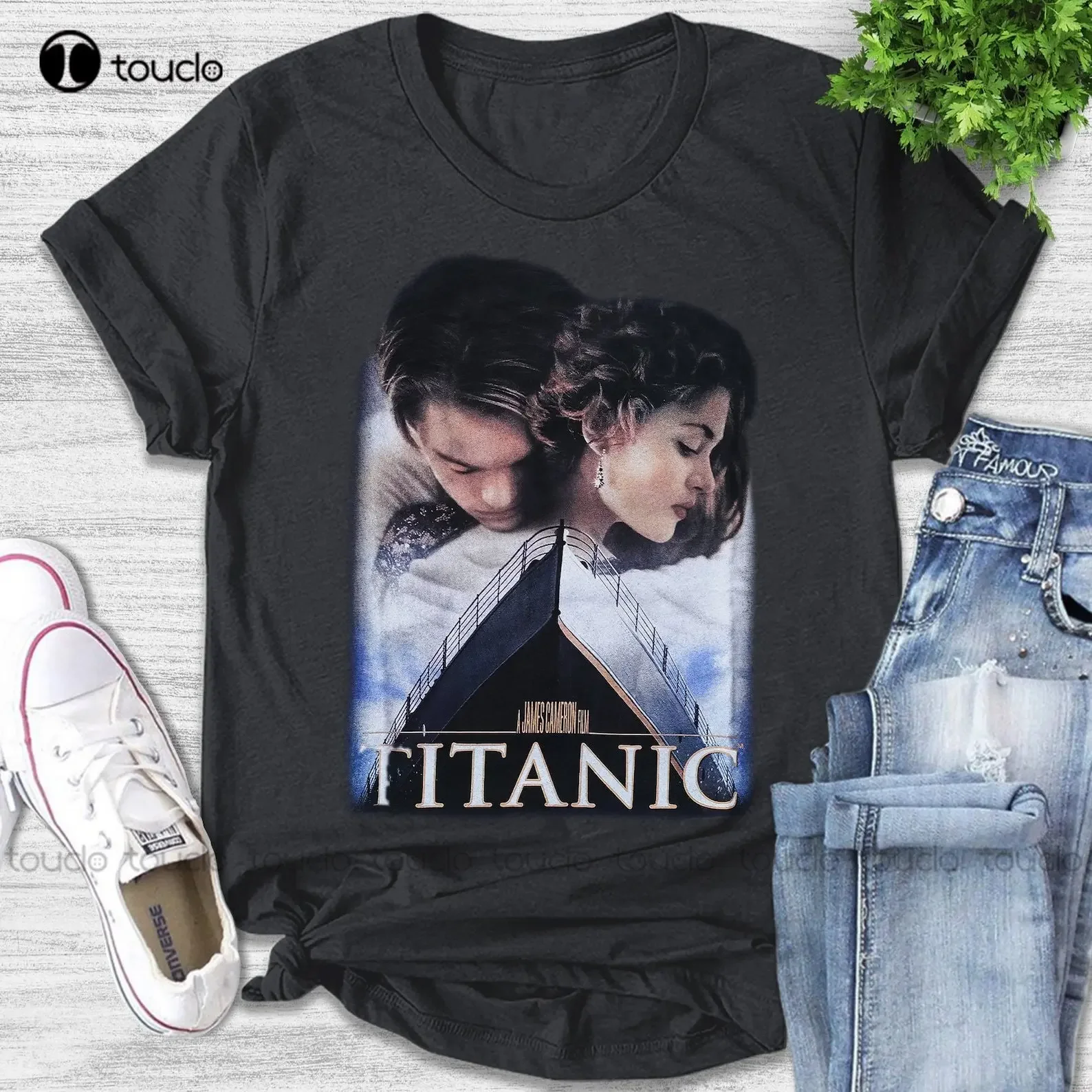Jack And Rose T-Shirt Titanic Movie Quote Unisex T Shirt Valentine Day Couple Movie Tee Shirt Orange Shirts For Women Streetwear