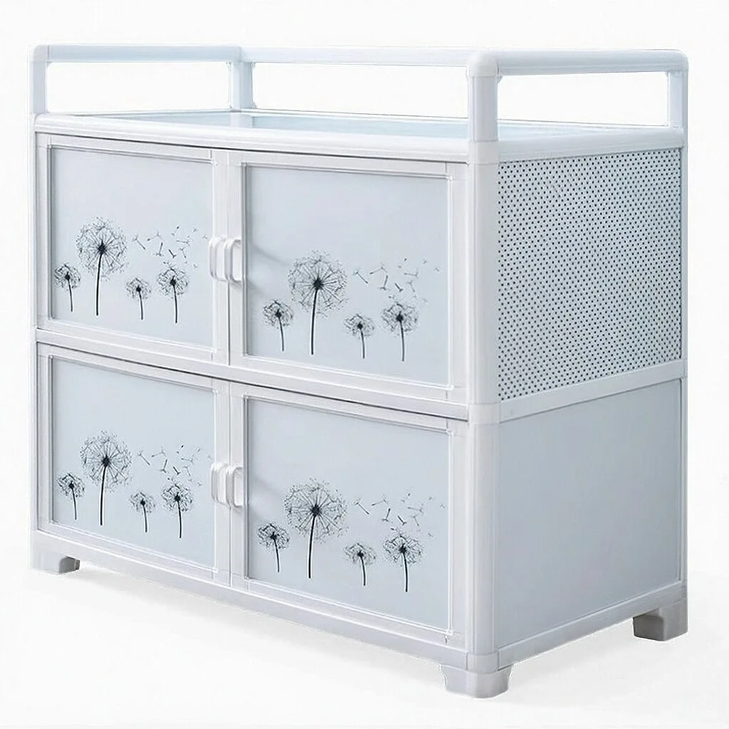 Middle-aged style floor-to-ceiling shoe cabinet dustproof storage cabinet integrated against the wall Cute style shoe cabinet st