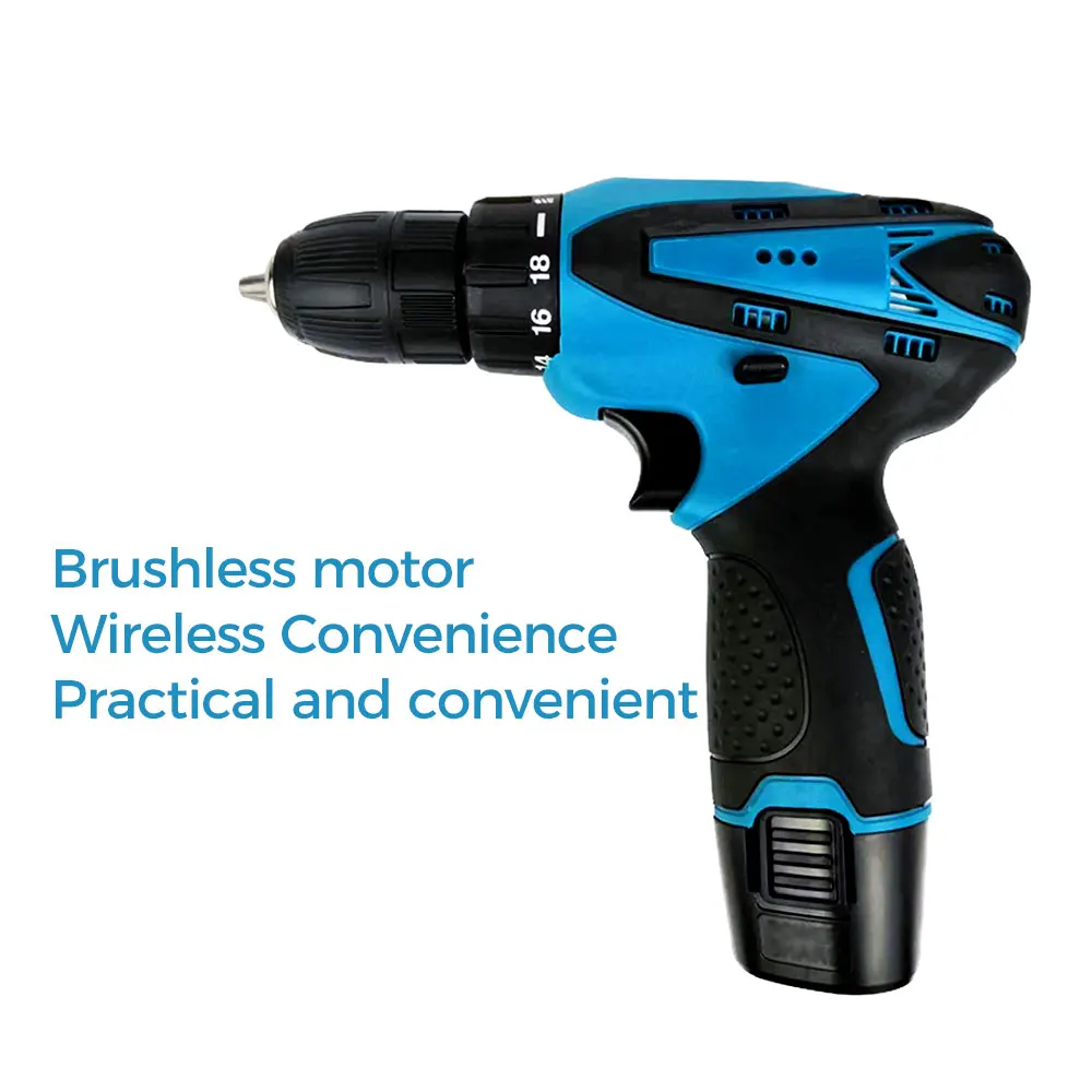 Imagem -03 - Elétrica Cordless Screwdriver Broca Driver Recarregável Broca Impacto sem Fio Mini Bateria de Lítio Carregamento Broca de Mão ue Eua Plug