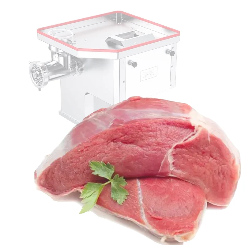 Electric Meat Slicer 2200W Commercial Meat Slicer Meat Grinder Stainless Steel Meat Slicer