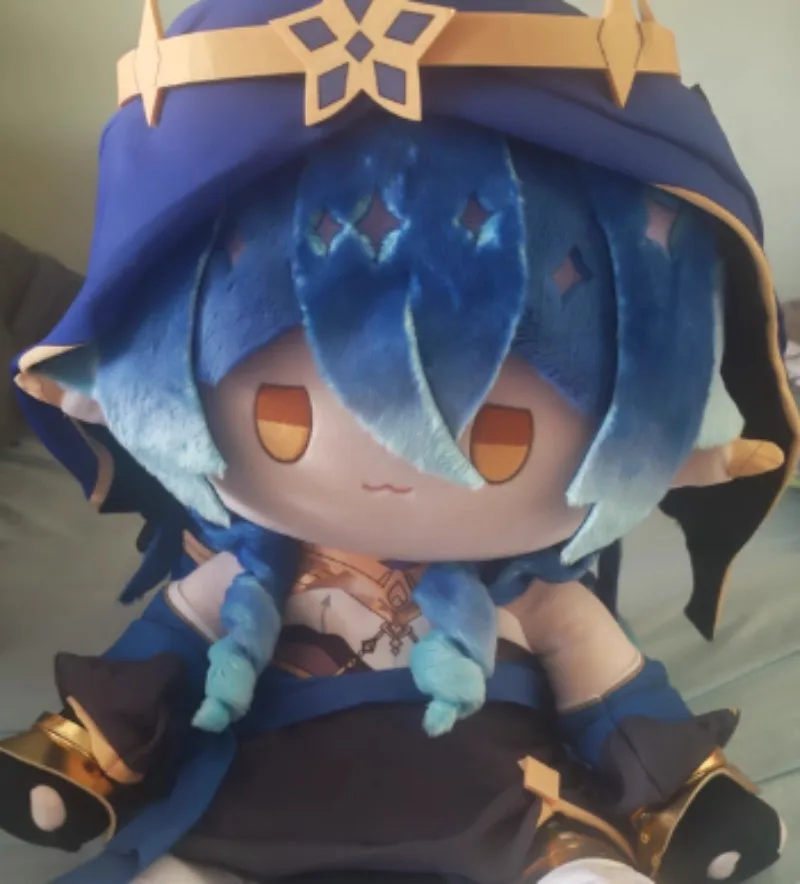 

Game Genshin Impact Anime 40cm Layla Doujin Plush Stuffed Cotton Doll Toys Cosplay Dress Up Figurine Plushie Pillow