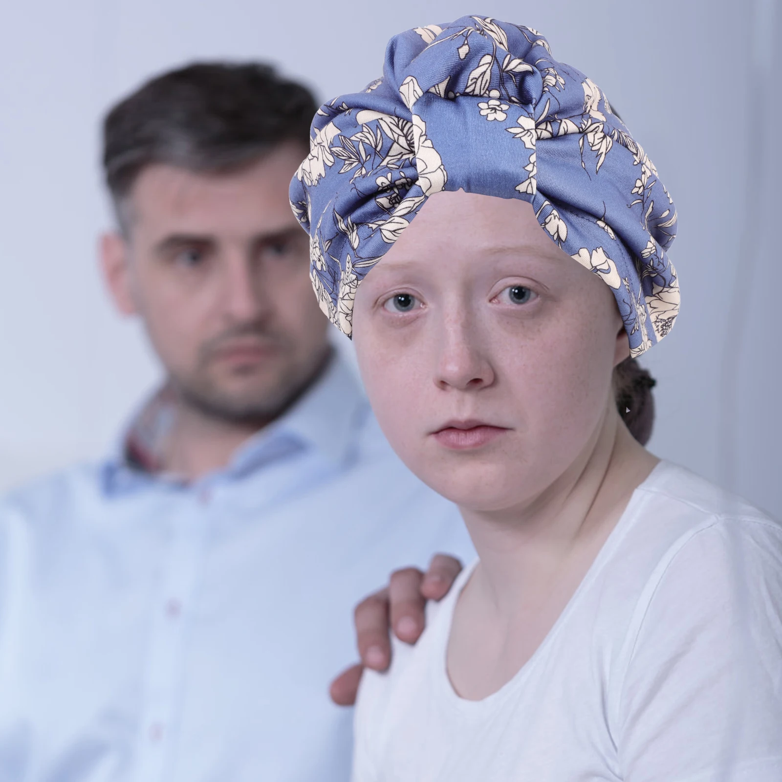 

Ethnic Style Turban Sleeping Hat Soft Elastic Material Indoor Use Hair Protection Anti-Knot Bed Pillow Cover Portable Chemo Hat