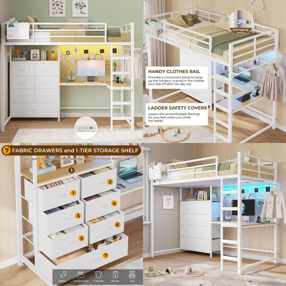 Metal Full Size Lof…