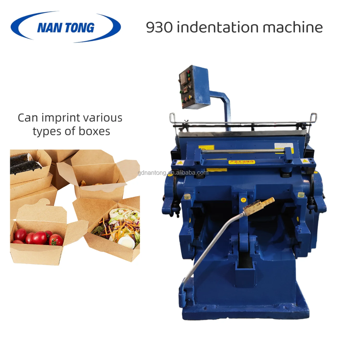 Second Hand Model 930 Automatic Creasing Die-Cutting Machine and Refurbished Beer Carton Machinery Without Freight/Packaging