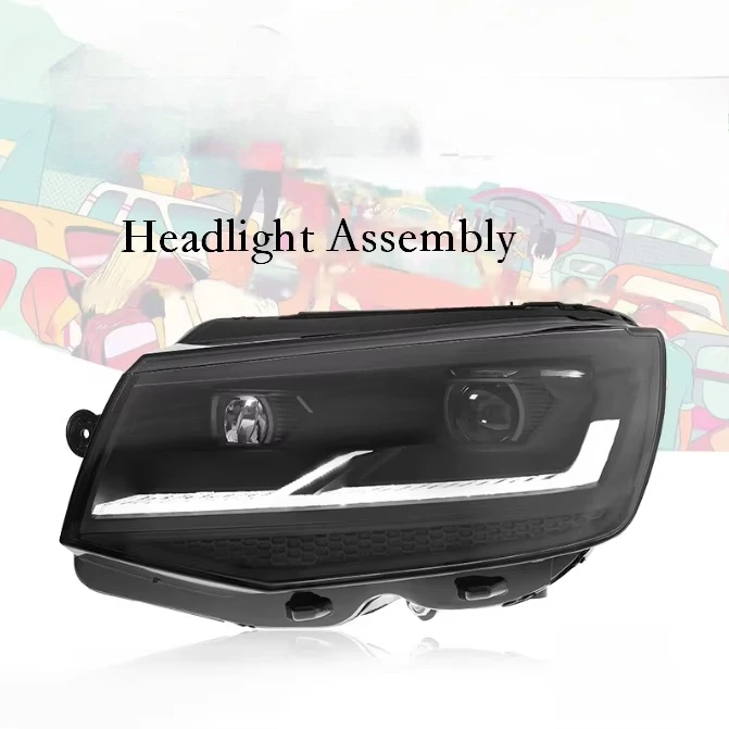 Courier Headlight the LED Daytime Running Lights with Flowing Lenses for 2016-2019 Year