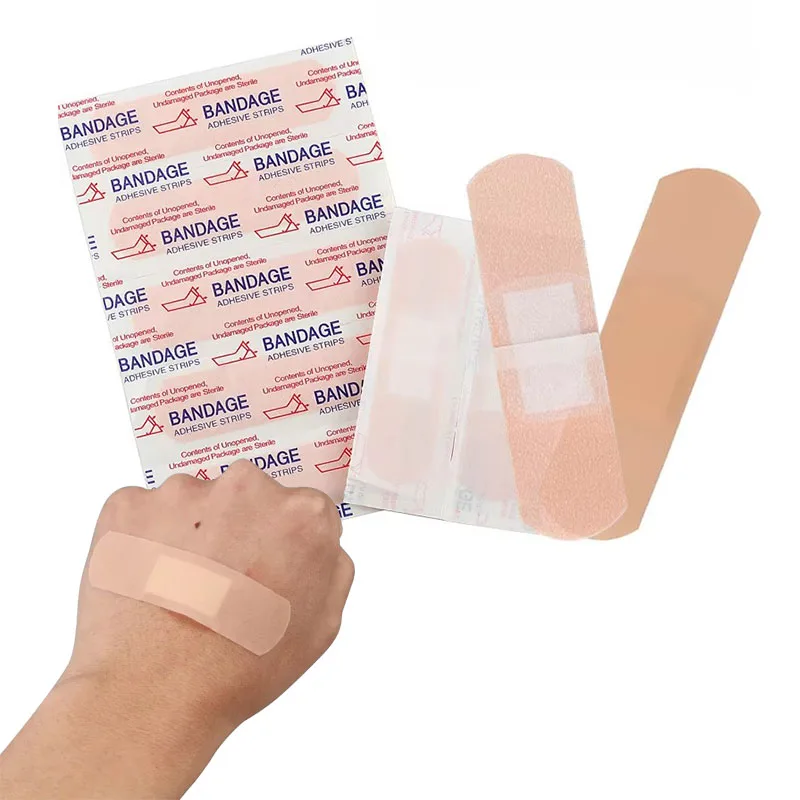 

50-500pcs Breathable Band Aid Waterproof Bandage First Aid Wound Dressing Medical Tape Wound Plaster Emergency Kits Bandaids