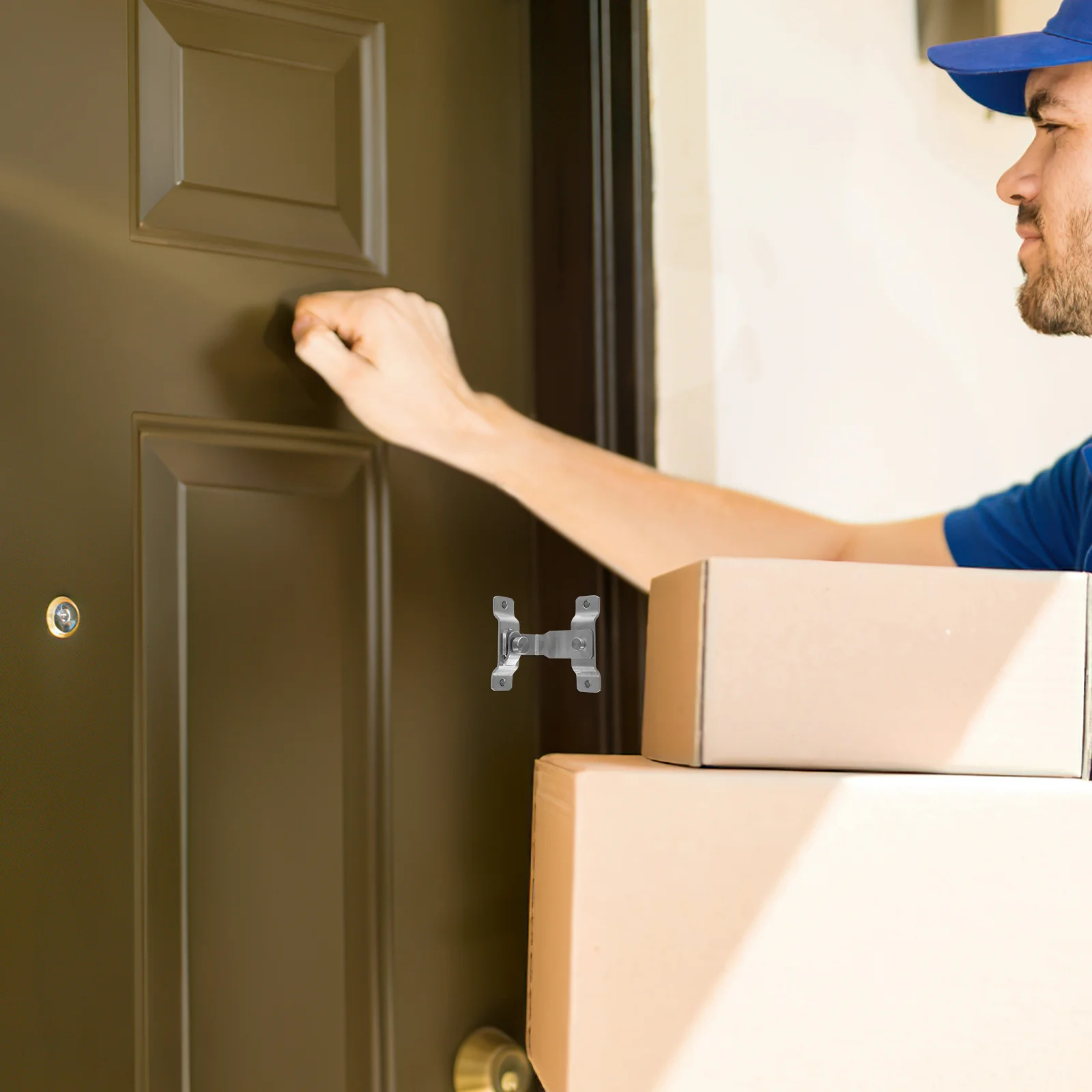 

Stainless Steel Door Latch Right Angle Heavy Duty Lock For Bedroom Garage Bathroom Cabinet Hardware Door Latch Lock