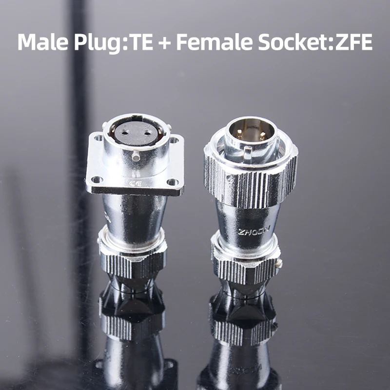 ZHQCN WY/HY16 TE+ZEF Quick Connect Waterproof Wire Connector IP67 2-10 Pin Mechanical Equipment Cable Joint Box