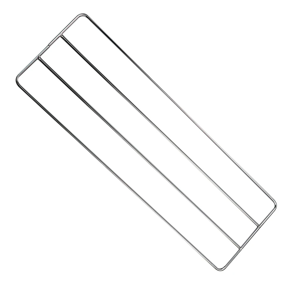 

1 Set Stainless Steel Barbecue Grill Rack Outdoor Portable Camping Cooking Pot Holder Food Cooling Stand Multi-Function Mesh
