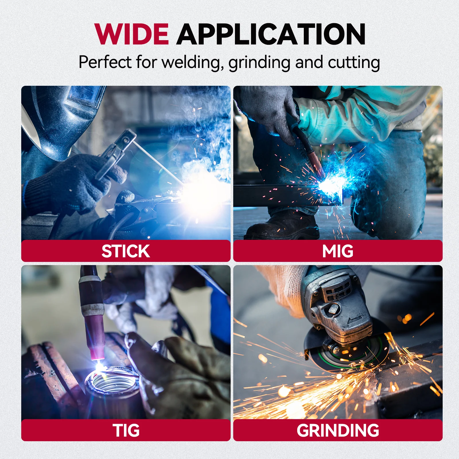 ARCCAPTAIN 용접 헬멧 자동 어두워지는 4 아크 센서(180 포함) °   파노라마 측면도 트루 컬러 용접 마스크 ARC MIG MAG TIG CUT