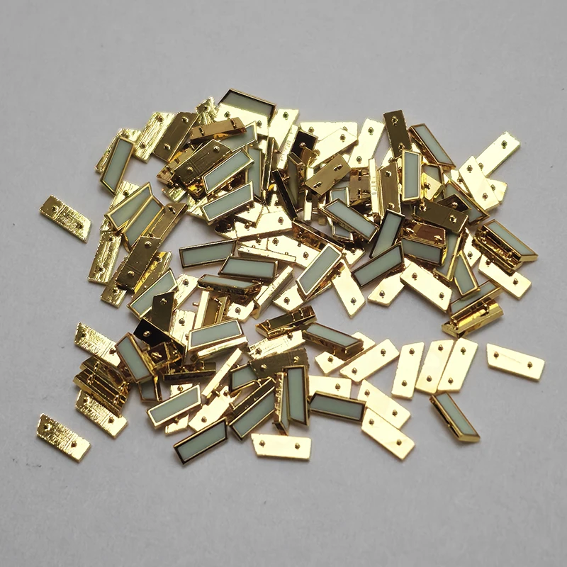Green Luminous Gold Watch Dial Hour Indices Markers For Subr GMT Men's Watch Dial Accessories Aftermarket Replacemen