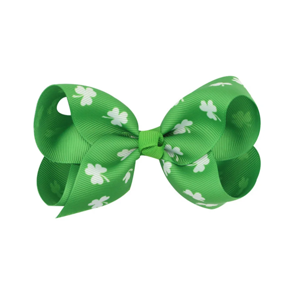

6 Pcs Clover Hair Clip Accessories for Clips St Patricks Day Pin