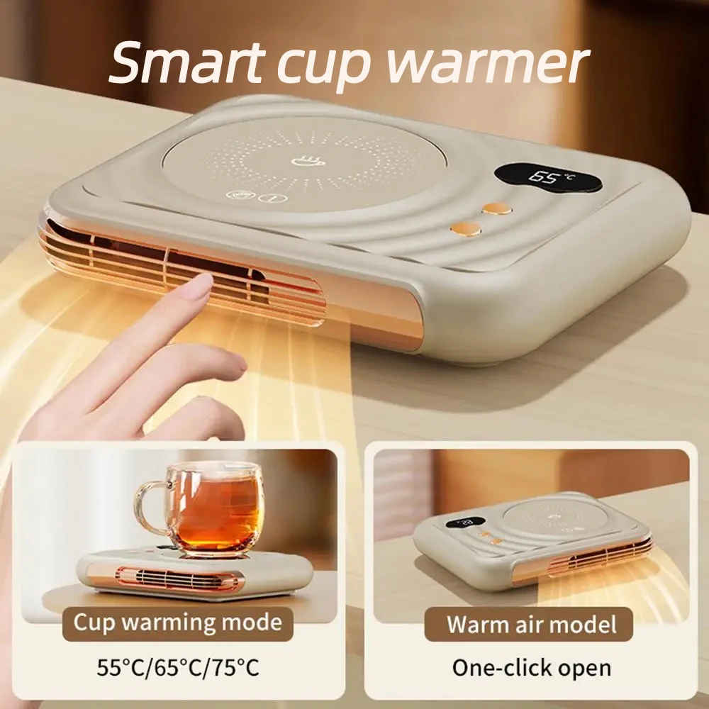 Smart Thermostatic Coaster, Electric Cup Warmer, Suitable for Coffee Beverage Tea Milk Heating Coaster, Small Heater