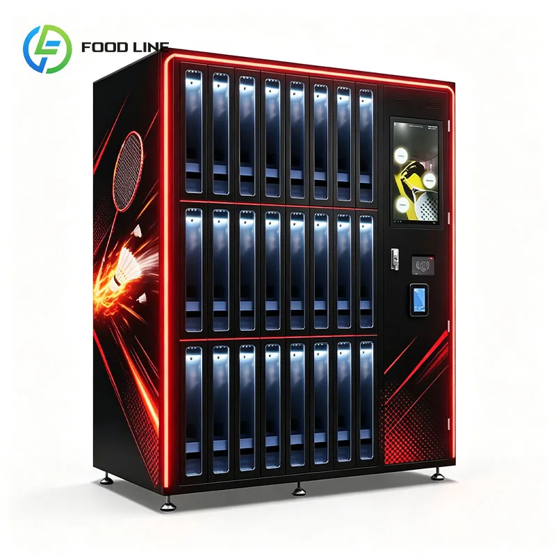 Badminton Racket Sports Kiosk Vending Machine Automatic Tennis Racket Padel Pickleball Paddle Customized