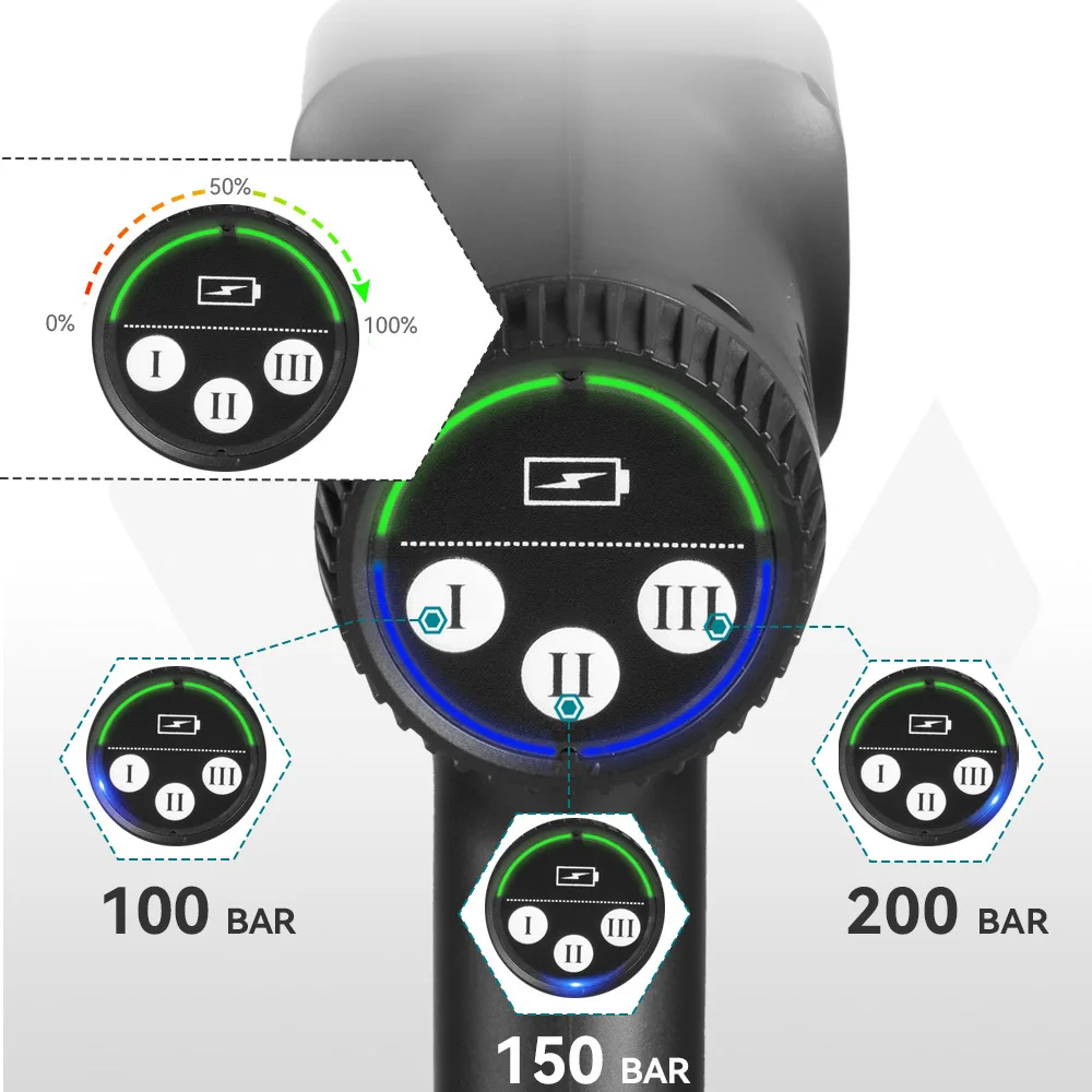 Мощная беспроводная автомойка по индивидуальному заказу, бытовой водяной пистолет высокого давления, мощное устройство для мойки автомобилей