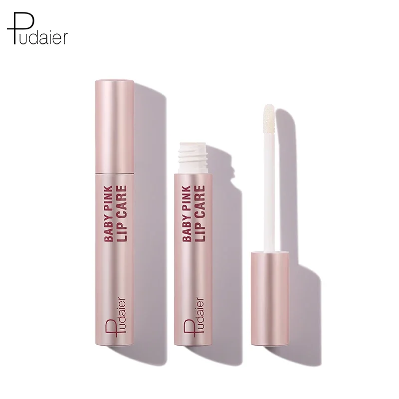 Baby Pink Lips Care Moisturizing Lip Balm, Waterproof, Long Lasting, Lighten Lip Lines, Anti-Drying, Oil, Shimmer, Gloss Base