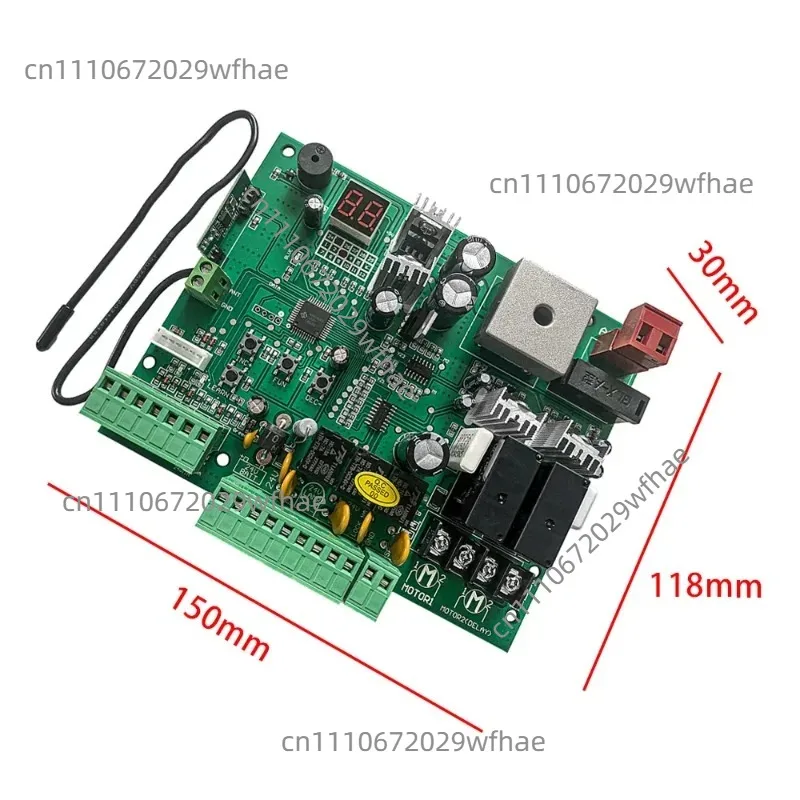 Output DC12V 24V Swing Gate Control Board Connect Backup Battery or Solar System with Remote Control Amount Optional